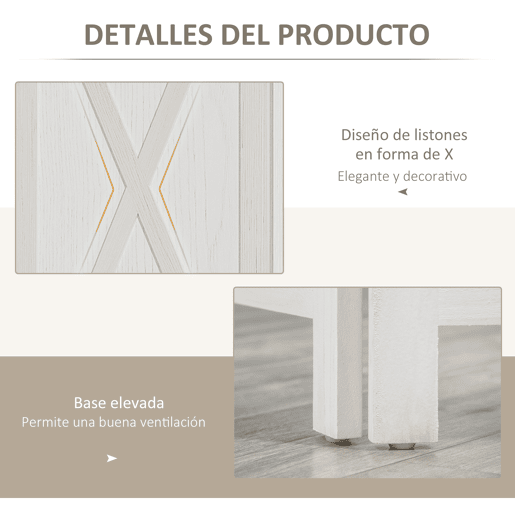 HOMCOM Biombo de 4 Paineis Separador de Ambientes Dobrável 182x170cm Divisória para Espaços de Madeira Decoração Elegante para Dormitório Sala de Estar Branco