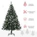Árbol de Navidad Plástico, Acero HOMCOM Árbol de Navidad Plástico, Acero HOMCOM