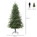 Árbol de Navidad PE PVC y Metal HOMCOM Árbol de Navidad PE PVC y Metal HOMCOM Verde