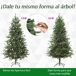 Árbol de Navidad PE PVC y Metal HOMCOM Árbol de Navidad PE PVC y Metal HOMCOM Verde