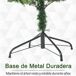 Árbol de Navidad PE PVC y Metal HOMCOM Árbol de Navidad PE PVC y Metal HOMCOM Verde