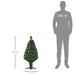 Árbol de Navidad PVC y plástico HOMCOM Árbol de Navidad PVC y plástico HOMCOM Verde