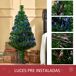 Árbol de Navidad PVC y plástico HOMCOM Árbol de Navidad PVC y plástico HOMCOM Verde