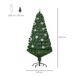 Árbol de Navidad PVC y Metal HOMCOM, hogar - decoración hogareña Árbol de Navidad PVC y Metal HOMCOM, hogar - decoración hogareña Verde