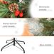 Árbol de Navidad Plástico, PE, Acero HOMCOM Árbol de Navidad Plástico, PE, Acero HOMCOM Verde