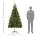 Árbol de Navidad PET y metal HOMCOM, hogar - decoración hogareña Árbol de Navidad PET y metal HOMCOM, hogar - decoración hogareña Verde