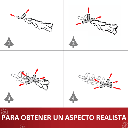 HOMCOM Árvore de Natal 180 cm Árvore de Natal Artificial com Luzes LED Fibra Óptica 230 Ramos de PVC e Suporte Metálico Ø82x180 cm Verde HOMCOM Árvore de Natal 180 cm Árvore de Natal Artificial com Luzes LED Fibra Óptica 230 Ramos de PVC e Suporte Metálico Ø82x180 cm Verde