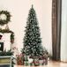 Árbol de Navidad PVC, Acero HOMCOM, hogar - decoración hogareña Árbol de Navidad PVC, Acero HOMCOM, hogar - decoración hogareña Verde