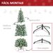 Árbol de Navidad PVC, Acero HOMCOM, hogar - decoración hogareña Árbol de Navidad PVC, Acero HOMCOM, hogar - decoración hogareña Verde