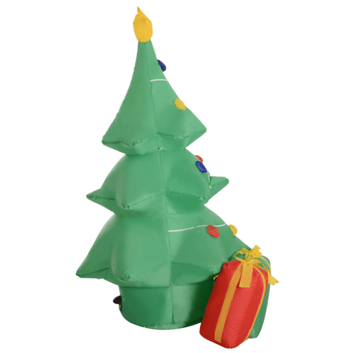 HOMCOM Árvore de Natal Insuflável 1,5 m Árvore Decorativa de Natal com Decorações e Luzes LED Insuflável de Natal 65x75x150 cm Multicor HOMCOM Árvore de Natal Insuflável 1,5 m Árvore Decorativa de Natal com Decorações e Luzes LED Insuflável de Natal 65x75x150 cm Multicor