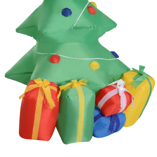 HOMCOM Árvore de Natal Insuflável 1,5 m Árvore Decorativa de Natal com Decorações e Luzes LED Insuflável de Natal 65x75x150 cm Multicor HOMCOM Árvore de Natal Insuflável 1,5 m Árvore Decorativa de Natal com Decorações e Luzes LED Insuflável de Natal 65x75x150 cm Multicor