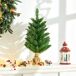 Árbol de Navidad Pequeño PVC, 100% Lino, Cemento HOMCOM Árbol de Navidad Pequeño PVC, 100% Lino, Cemento HOMCOM Verde