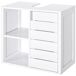 Armario Bajo para Lavabo MDF kleankin, hogar - baño 60x30 Armario Bajo para Lavabo MDF kleankin, hogar - baño 60x30 Blanco
