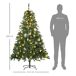 Árbol de Navidad PVC y metal HOMCOM, hogar - decoración hogareña Árbol de Navidad PVC y metal HOMCOM, hogar - decoración hogareña Verde