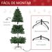 Árbol de Navidad PVC, Acero HOMCOM, hogar - decoración hogareña Árbol de Navidad PVC, Acero HOMCOM, hogar - decoración hogareña Verde