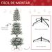 Árbol de Navidad PVC, PE, Acero HOMCOM Árbol de Navidad PVC, PE, Acero HOMCOM Multicolor