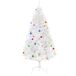 Árbol de Navidad Plástico y Metal HOMCOM Árbol de Navidad Plástico y Metal HOMCOM Blanco
