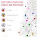 Árbol de Navidad Plástico y Metal HOMCOM Árbol de Navidad Plástico y Metal HOMCOM Blanco