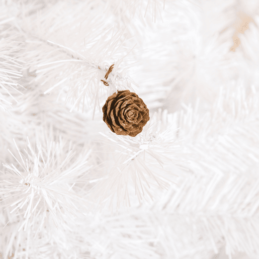 HOMCOM Árvore de Natal Artificial 180cm com 930 Ramos de PVC 48 Decorações Incluidas Suporte Metálico Decoração de Natal para Interiores Ø105x180cm Branco HOMCOM Árvore de Natal Artificial 180cm com 930 Ramos de PVC 48 Decorações Incluidas Suporte Metálico Decoração de Natal para Interiores Ø105x180cm Branco