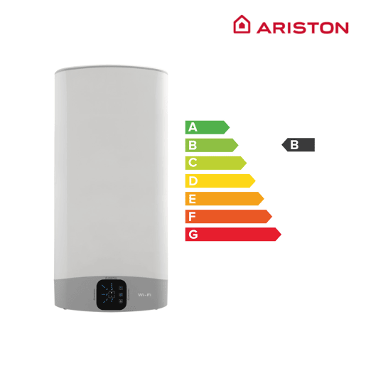Caldeira eléctrica, Ariston, Velis Wifi 80 litros, Vertical ou Horizontal, Classe energética B