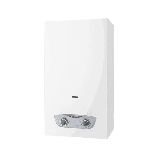 Aquecedor a gás atmosférico instantâneo, Ariston, Fast R X 11 litrosminuto, Gás natural, Classe energética A