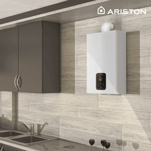Aquecedor estanque a gás instantâneo, Ariston, Next Evo X 11 litrosminuto, gás butanopropano, Classe energética A
