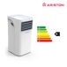 Aire acondicionado portatil, Ariston, Mobis 9000, Clase Energetica A Aire acondicionado portatil, Ariston, Mobis 9000, Clase Energetica A Blanco Brillo