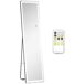 Espejo de Pie Aluminio, Vidrio HOMCOM 40x37 Espejo de Pie Aluminio, Vidrio HOMCOM 40x37 Gris