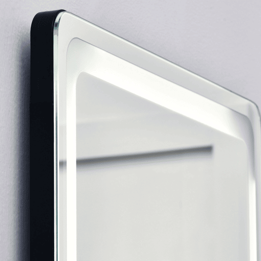 HOMCOM Espelho de Pé de Corpo Inteiro Espelho de Pé com Luzes LED Controlo Remoto 3 Cores de Luzes Ajustável Brilho Ajustável e Estrutura de Alumínio 40x51x156,5cm Prata e Preto