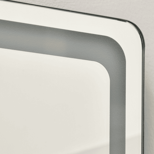 HOMCOM Espelho de Pé de Corpo Inteiro Espelho de Pé com Luzes LED Controlo Remoto 3 Cores de Luzes Ajustável Brilho Ajustável e Estrutura de Alumínio 40x51x156,5cm Prata e Preto