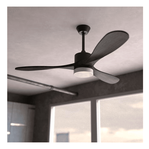 Cecotec Ventoinha de teto de 35 W com motor DC, 52u2019u2019 e candeeiro LED.