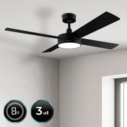 Cecotec Ventoinha de teto de 60 W e 52u2019u2019 com luz LED.