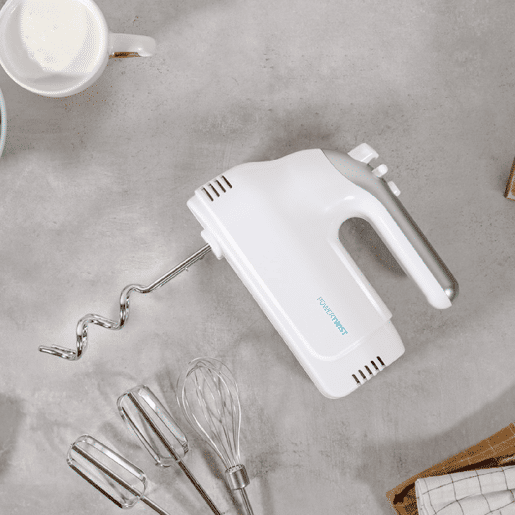 Cecotec Batedeira de varas com 500 W, 5 níveis de velocidade mais função Turbo e três acessório de aço inoxidável.