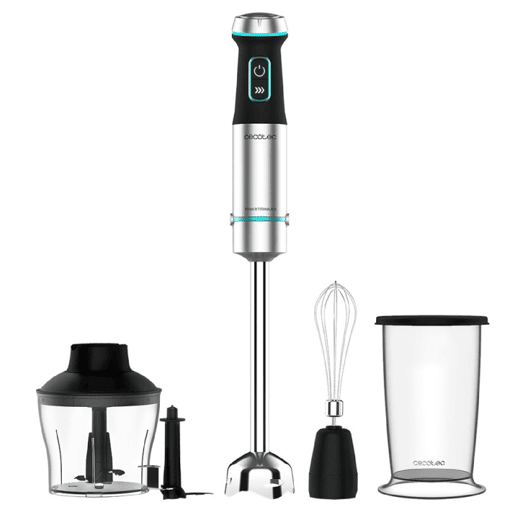 Batedeira de Varas Cecotec Power TitanBlack 1200 XL Cream&Crush 1200W Batedeira de Varas Cecotec Power TitanBlack 1200 XL Cream&Crush 1200W