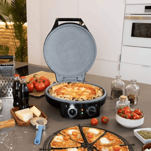Cecotec Mini forno elétrico para pizza com temporizador. Cecotec Mini forno elétrico para pizza com temporizador.