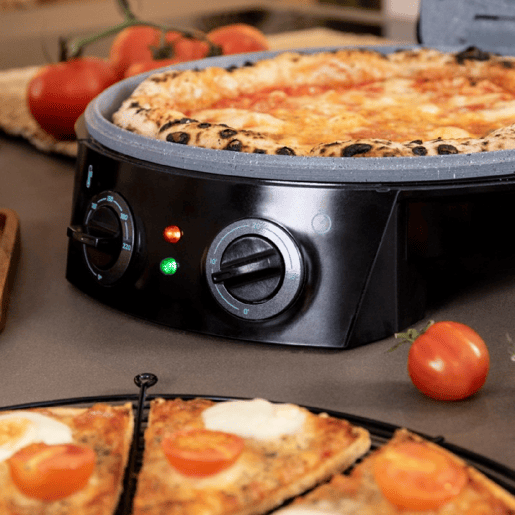 Cecotec Mini forno elétrico para pizza com temporizador. Cecotec Mini forno elétrico para pizza com temporizador.