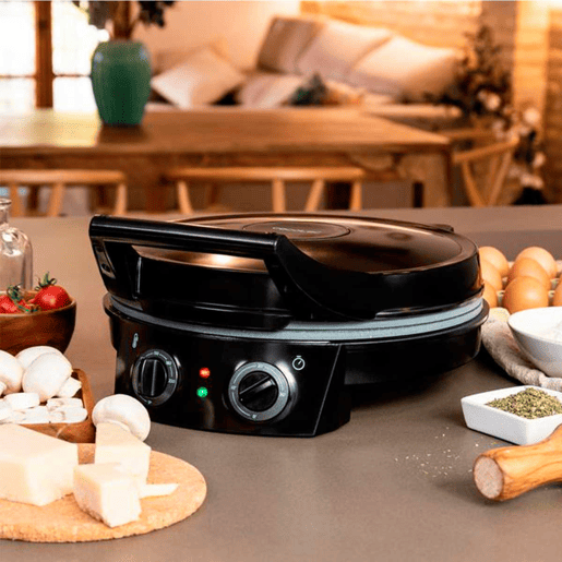 Cecotec Mini forno elétrico para pizza com temporizador. Cecotec Mini forno elétrico para pizza com temporizador.