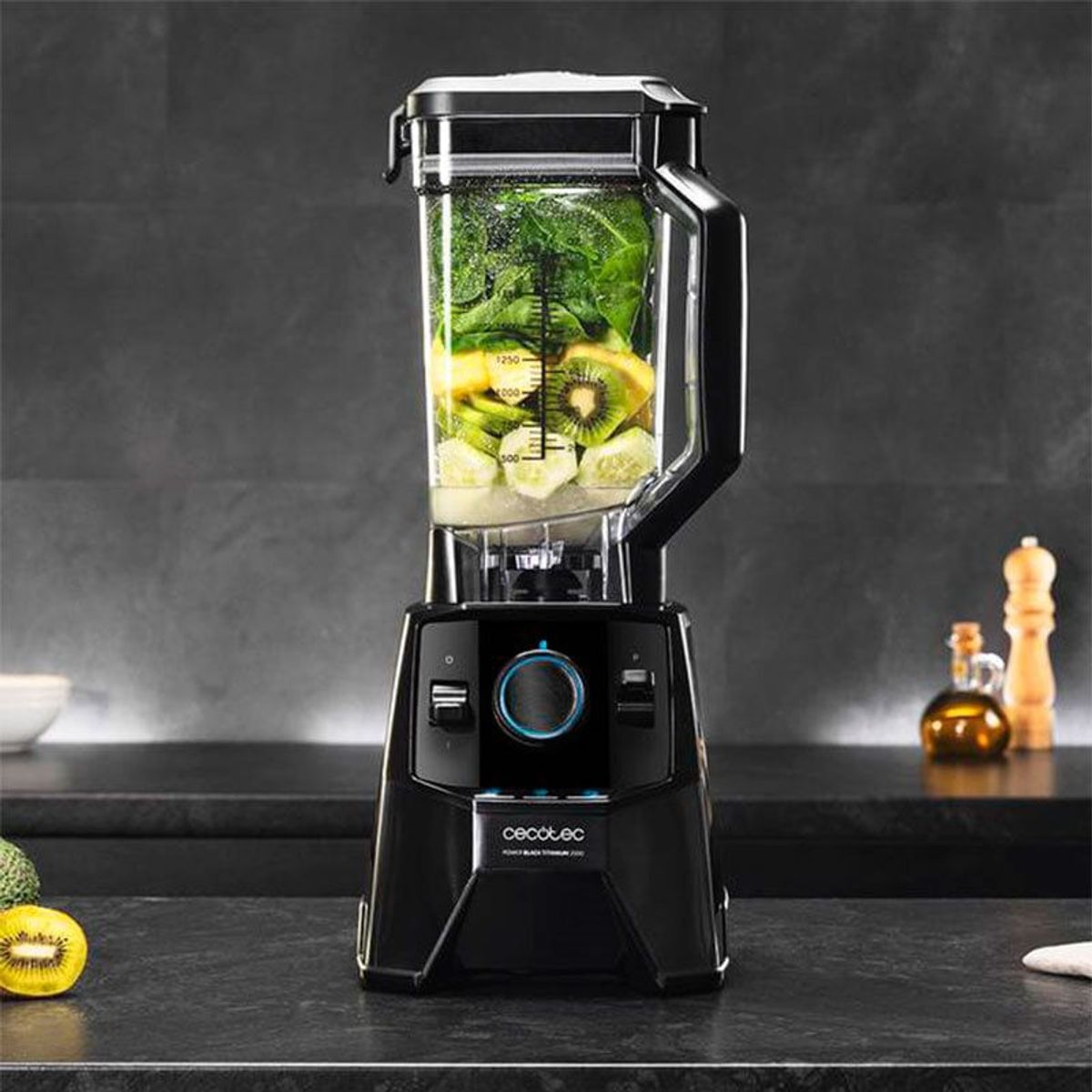 Batidora de vaso Cecotec Power Black Titanium 2000 Pro 2000W 325