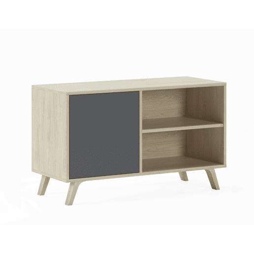 Mesa de TV Wind 100 Puccini - Cinzento antracite 95 x 56,9 x 39,6 cm Mesa de TV Wind 100 Puccini - Cinzento antracite 95 x 56,9 x 39,6 cm