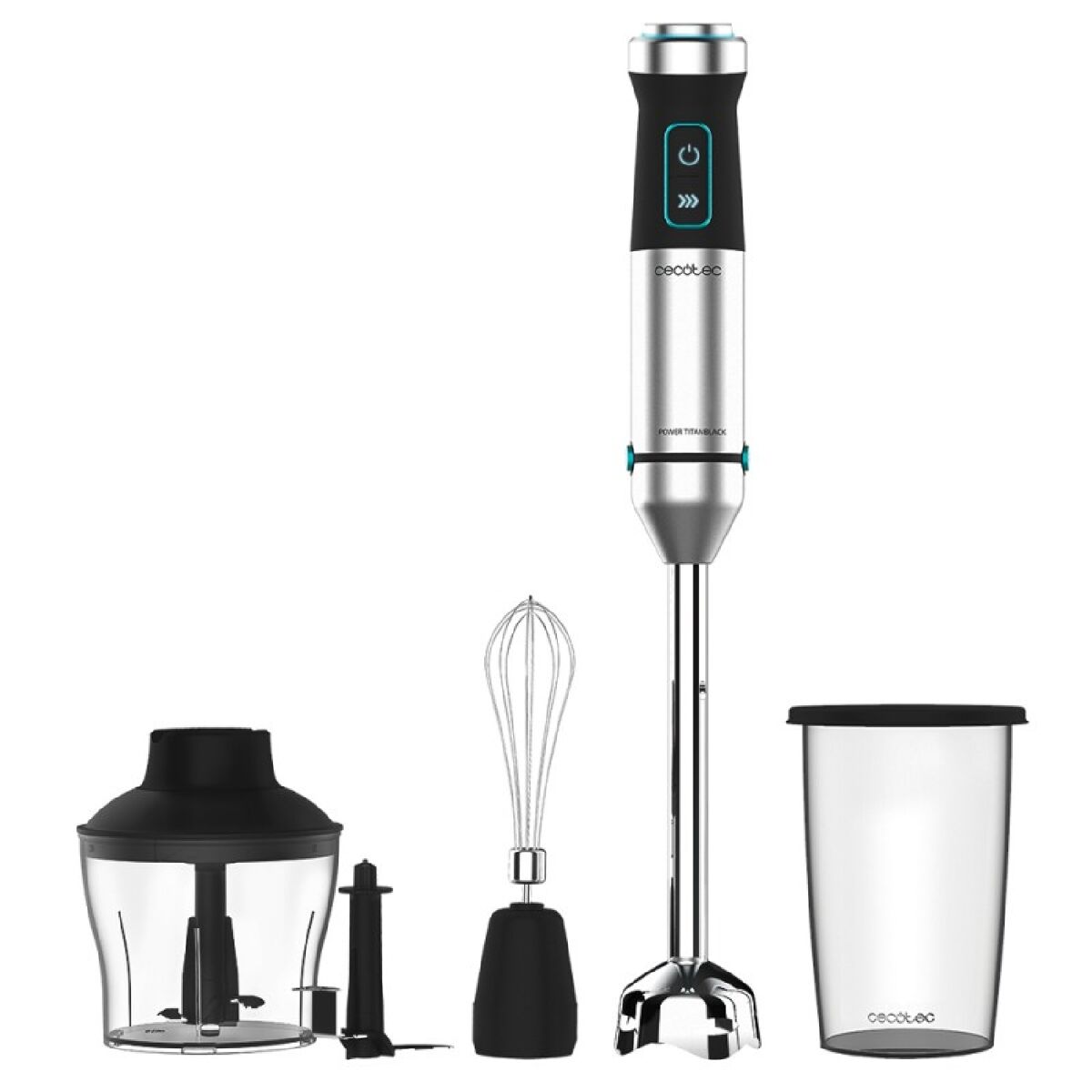 Cecotec Batidora de mano Power Titanblack 1500 Xl Crush