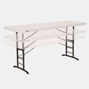 Mesa dobrável ajustável em altura Lifetime 183x76x61-91 cm