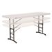 Mesa plegable ajustable en altura Lifetime 183x76 Mesa plegable ajustable en altura Lifetime 183x76 Crema