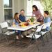 Mesa plegable ajustable en altura Lifetime 183x76 Mesa plegable ajustable en altura Lifetime 183x76 Crema