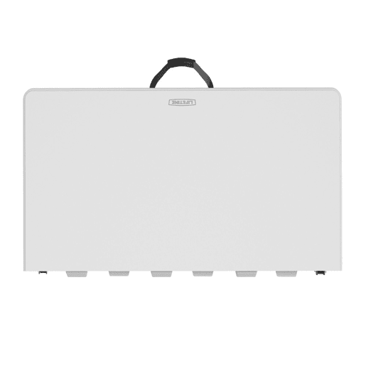 Mesa cuadrada plegable blanco 94x94x74 cm LIFETIME