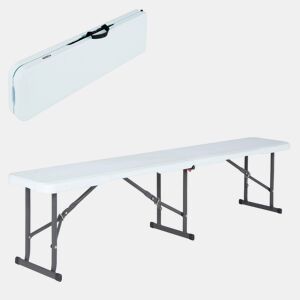 Banco plegable ultrarresistente 454 kg LIFETIME 183x29x42 cm UV100