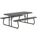 Mesa con bancos plegable ultrarresistente marrón LIFETIME 183x76x74 cm UV100 Mesa con bancos plegable ultrarresistente marrón LIFETIME 183x76x74 cm UV100 Gris