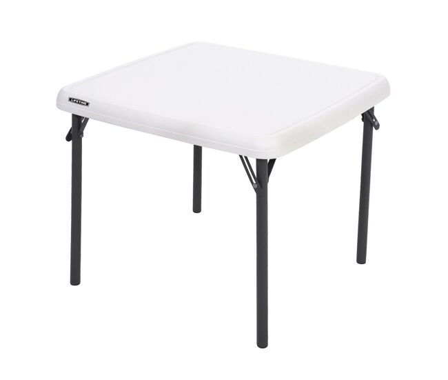 Mesa baja plegable infantil crema lifetime 61 x 61 x 53,5 cm