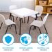 Mesa baja plegable infantil crema LIFETIME 61 x 61 x 53,5 cm Mesa baja plegable infantil crema LIFETIME 61 x 61 x 53,5 cm Crema