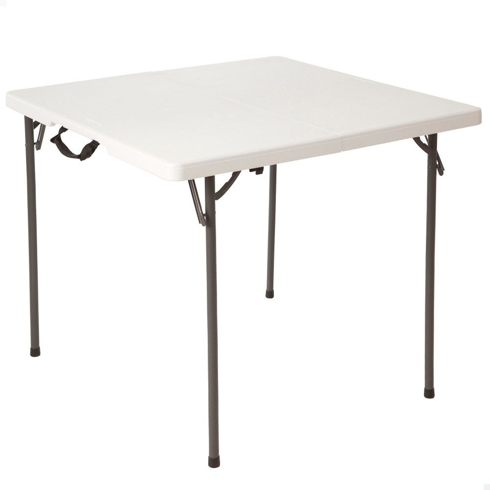 Mesa cuadrada plegable blanco LIFETIME 94x94x74 cm