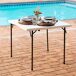 Mesa cuadrada plegable blanco LIFETIME 94x94x74 cm Mesa cuadrada plegable blanco LIFETIME 94x94x74 cm Blanco